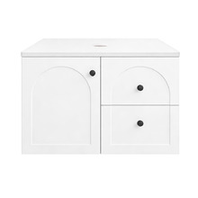 Stevie 750mm Wall Hung Single Vanity with Stone Countertop
